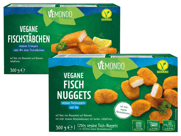 Vegane Fisch Nuggets oder Fischstäbchen