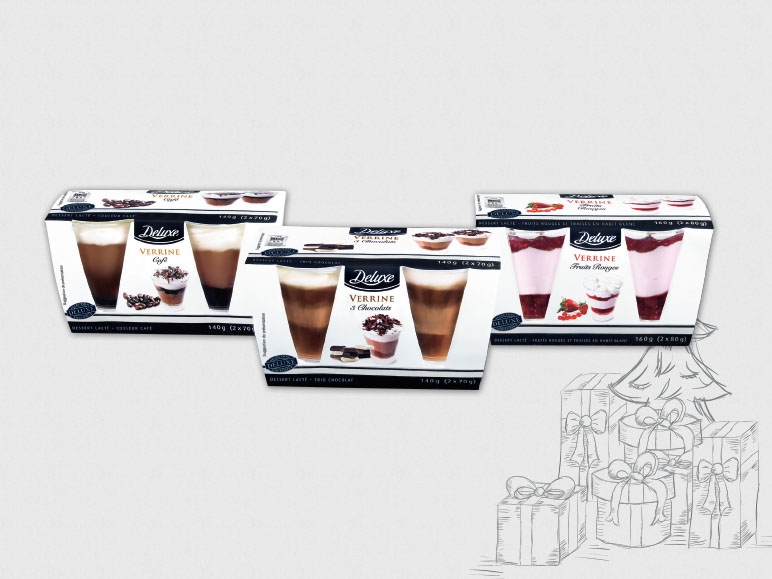 Französische Desserts im Becher