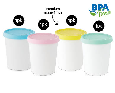 Reusable Ice Cream Containers