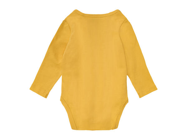 Lupilu Baby Long-Sleeve Bodysuits - Pack of 3