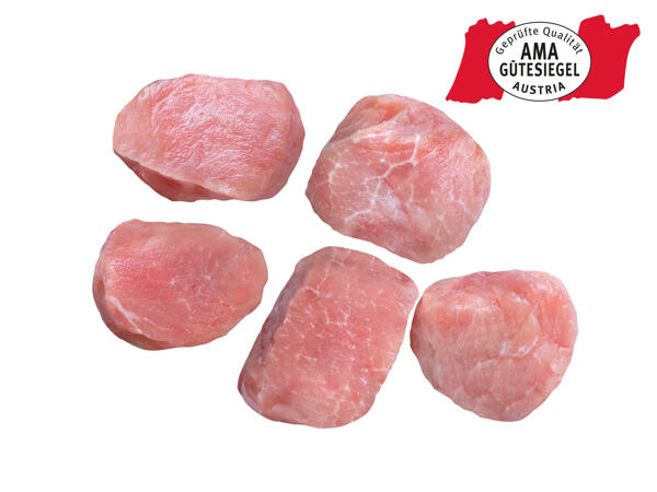 Frische Schweine-Medaillons