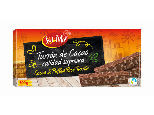 Nougat mit Schokolade