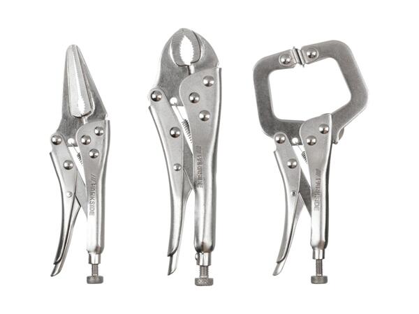 Set de pinces étau, 3 pièces