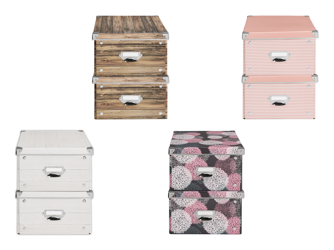 Boîtes de rangement, 2 pièces