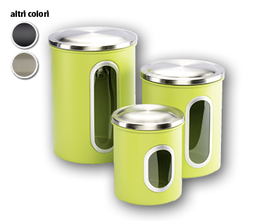 Barattoli con oblò per dispensa, 3 pezzi CROFTON(R)