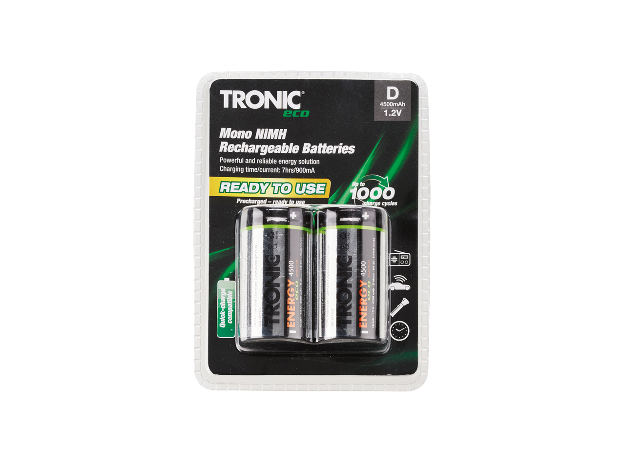 TRONIC(R) Genopladelige batterier