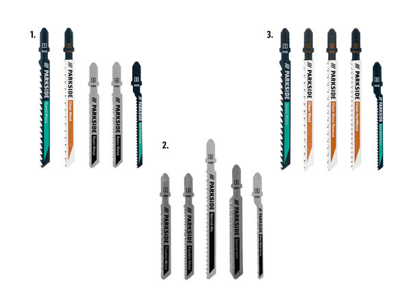 Set de lames de scie sauteuse