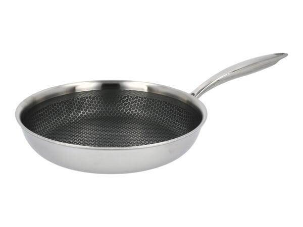 Silvercrest 24cm Premium Stainless Steel Frying Pan