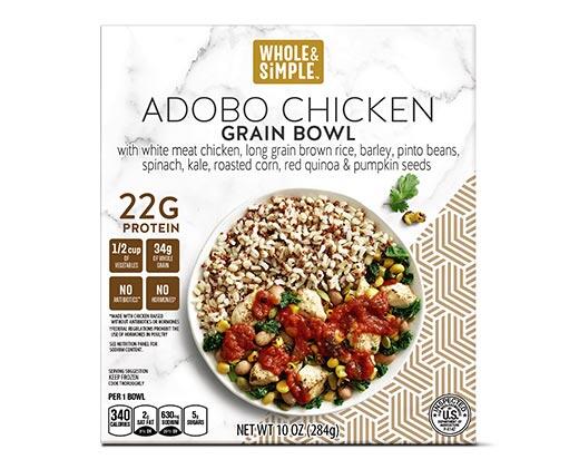 Whole & Simple 
 Adobo Chicken or Korean Inspired Beef Power Bowl