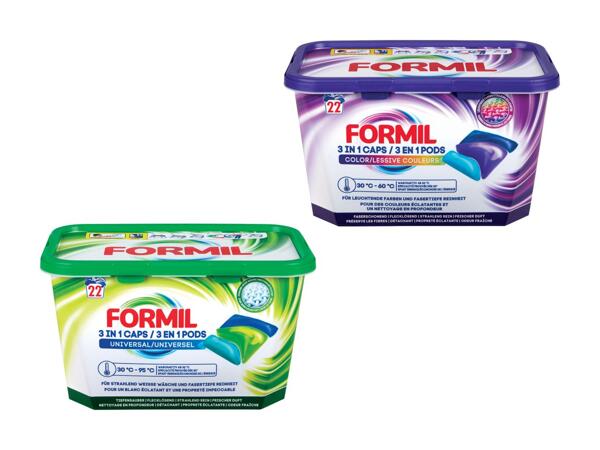 Lessive liquide en capsules 3 en 1