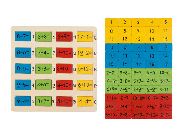 DŘEVĚNÁ MATEMATICKÁ HRA