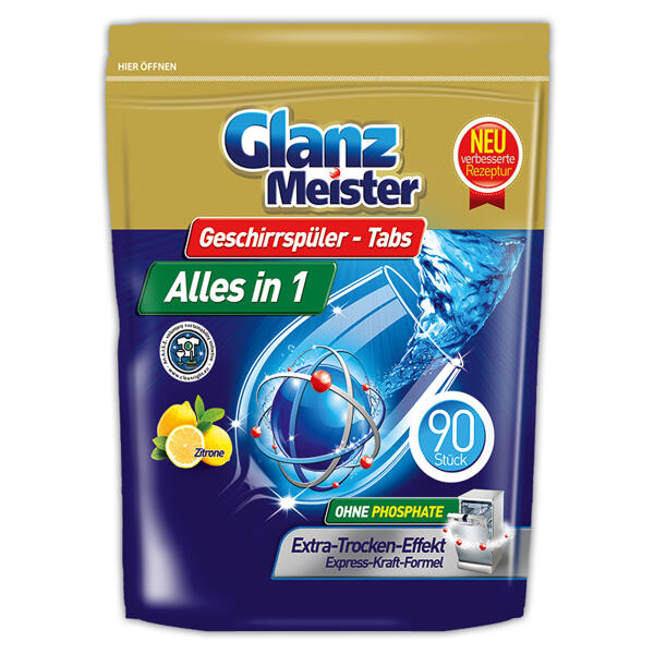 Geschirrspüler-Tabs Alles in 1