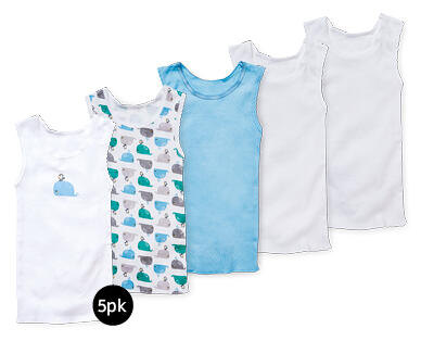 Baby Organic Cotton Singlet 5pk