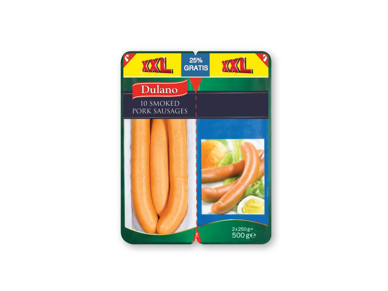 DULANO(R) 10 Smoked Pork Sausages