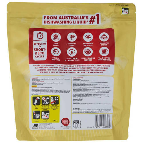Advanced Clean Dishwashing Tablets 54 Pack