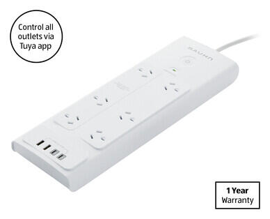 6-Way Surge Protector Powerboard with Wi Fi and Meter Reading
