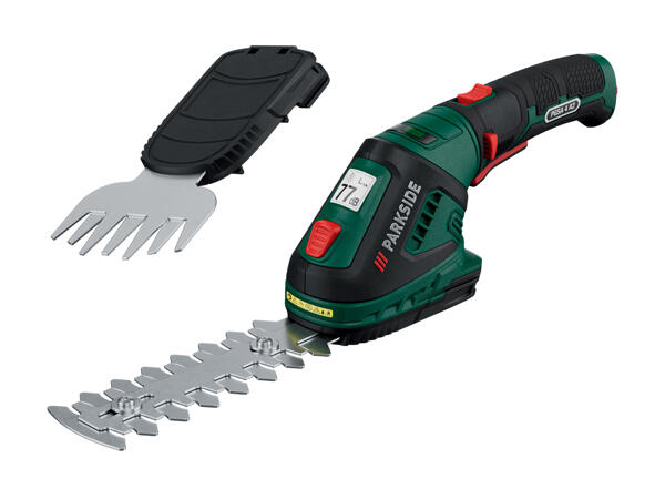 2-in-1 4 V Akku-Gras- und Strauchschere