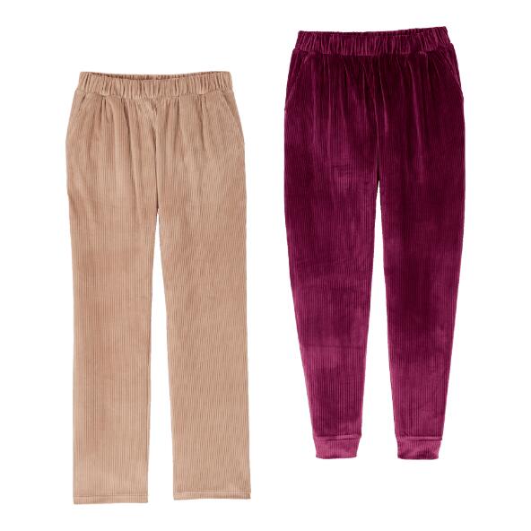UP2Fashion(R) Pantalon d'intérieur en velours côtelé