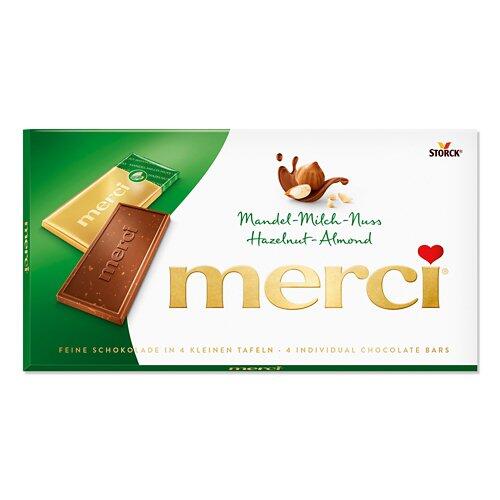 STORCK Merci Tafeln, Vollmilch-Mandel-Haselnuss