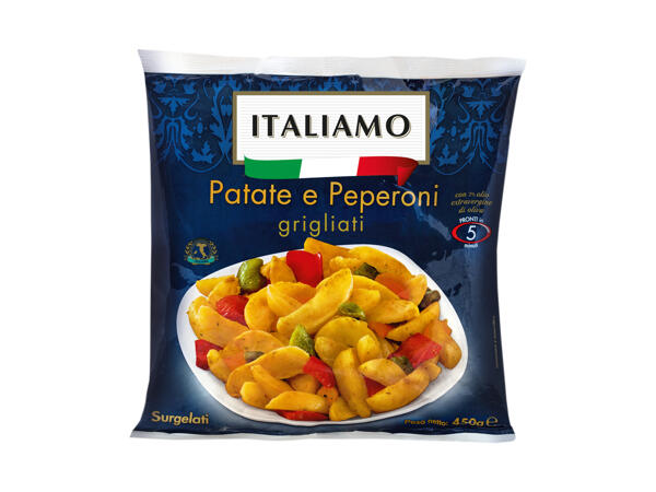 Grilled Potatoes and Peppers