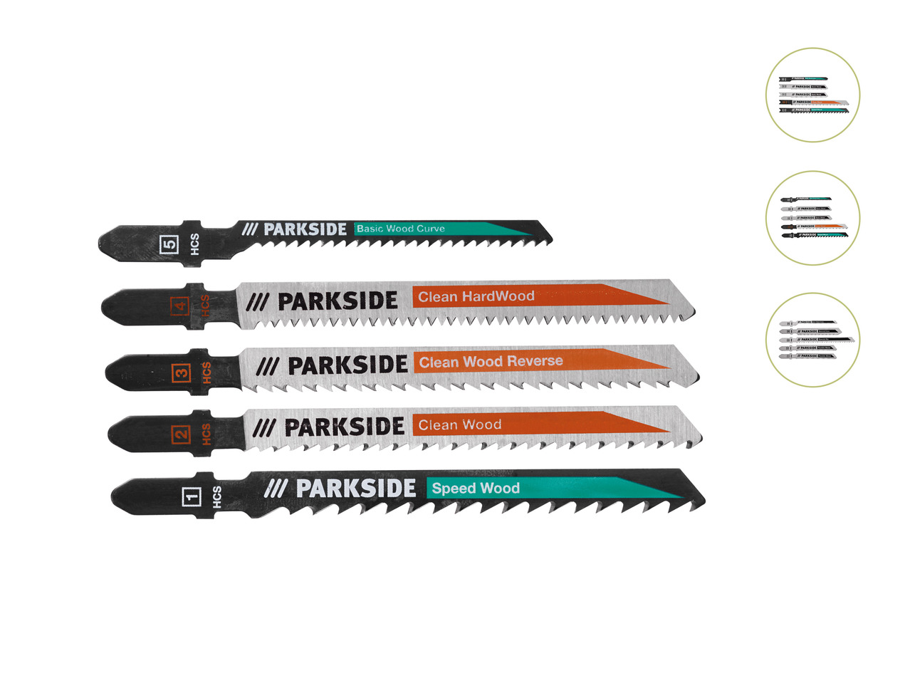 Parkside Jigsaw Blade Set1