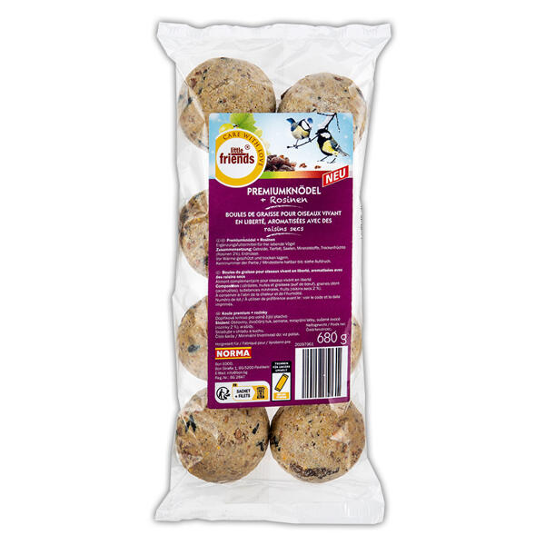 Fruchtknödel / Nussriegel / Futterzapfen