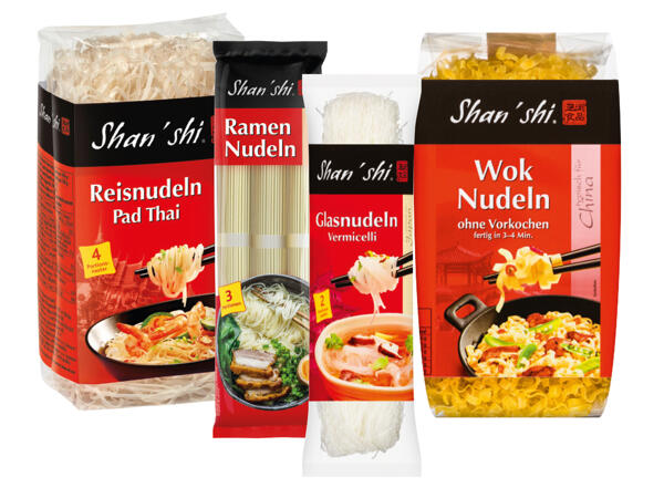 Shan‘shi Reis-, Glas-, Ramen oder Wok-Nudeln