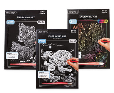 Sketch By Numbers or Engraving Art