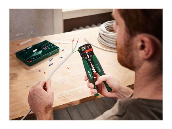 Parkside Automatic Wire Stripper & Crimping Pliers Set - 231 Piece Set