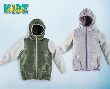 KIDZ ALIVE Kinder-Jacke Materialmix