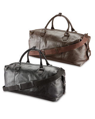 Avenue Men's Leather Washbag
