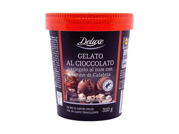 Streaky Chocolate Ice Cream