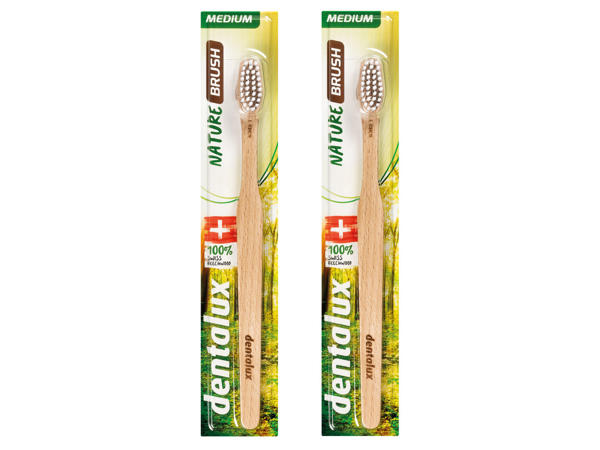 DENTALUX Holzzahnbürste