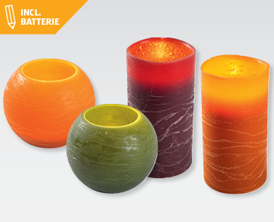Candele in cera naturale con LED OVITEC(R)