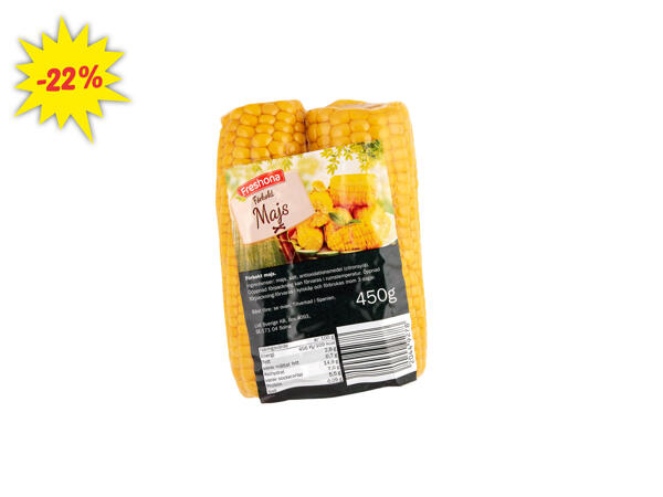 Förkokt majs