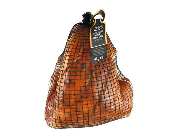 Dressed Half Ham Leg Bone In