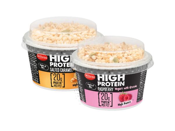 High Protein Yogurt with Granola
