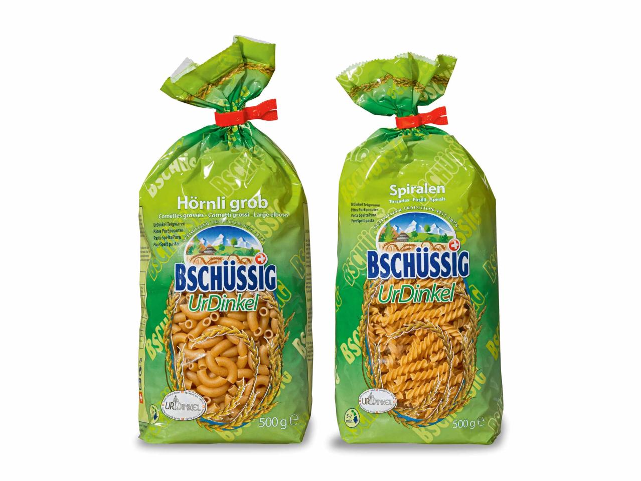 Pâtes à l'épeautre pur Bschüssig