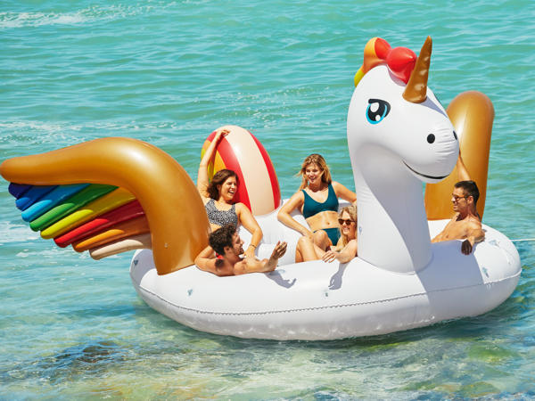 CRIVIT(R) XXL-Einhorn-Badeinsel
