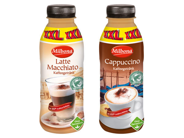 MILBONA Kaffeegetränk 330 ml + 50 ml GRATIS