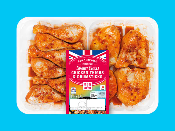 Birchwood Sweet Chilli British Chicken Thighs & Drumsticks