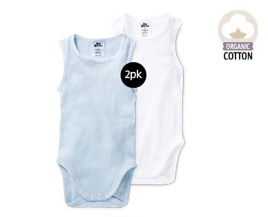 Organic Cotton Singletsuit 2pk