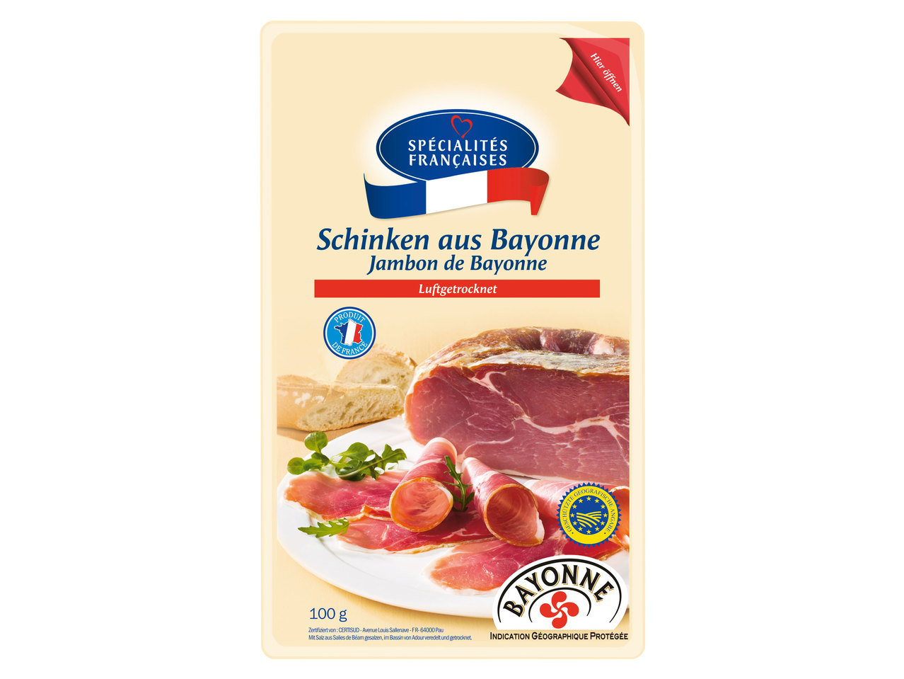 FRANZÖSISCHE SPEZIALITÄTEN Französicher Rohschinken