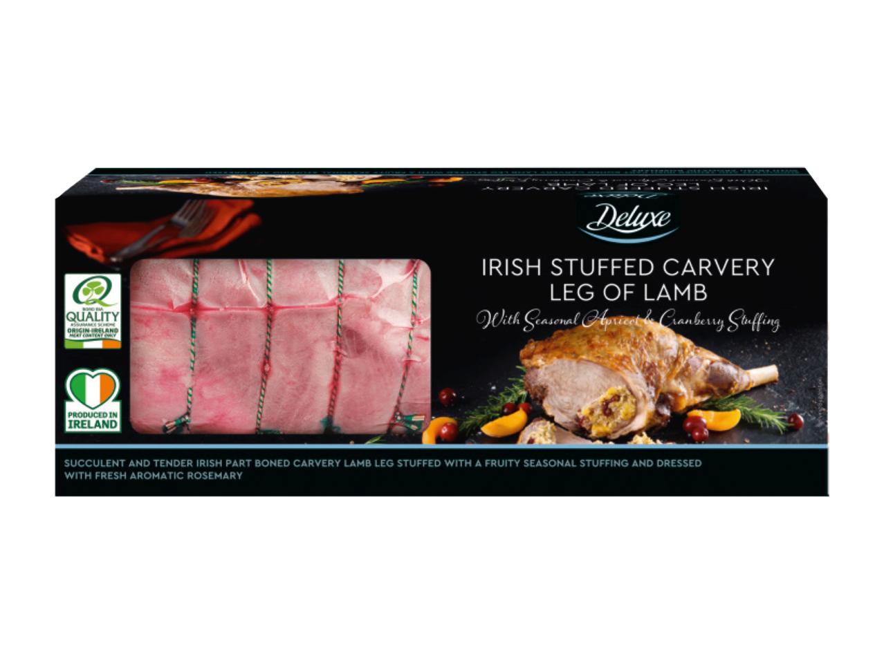 Deluxe Irish Stuffed Carvery Leg of Lamb