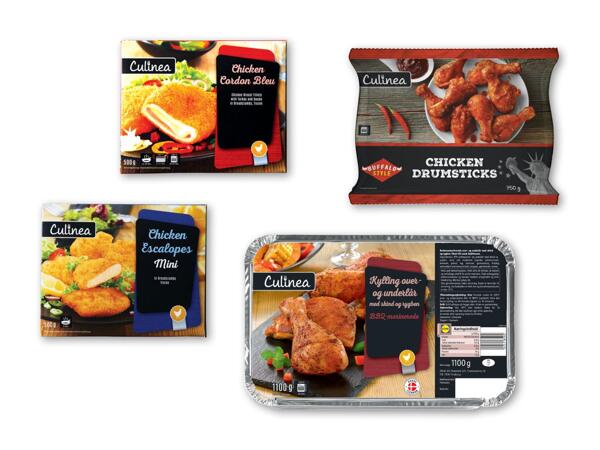 CULINEA Cordon bleu, kyllingebrystfilet, -over- og -underlår eller -underlår