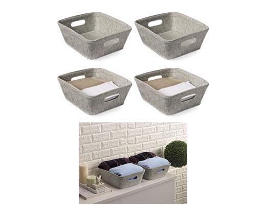 Huntington Home 
 Felt Storage Basket