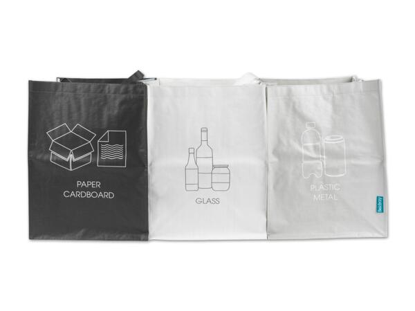 Recyclingbeutel-Set, 3-teilig