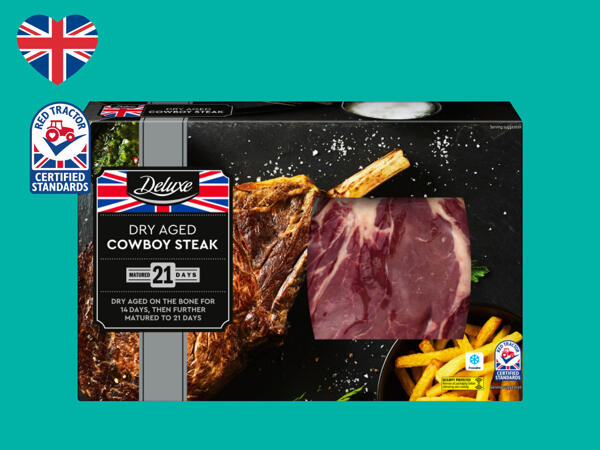 Deluxe Dry-Aged British Beef Cowboy Steak