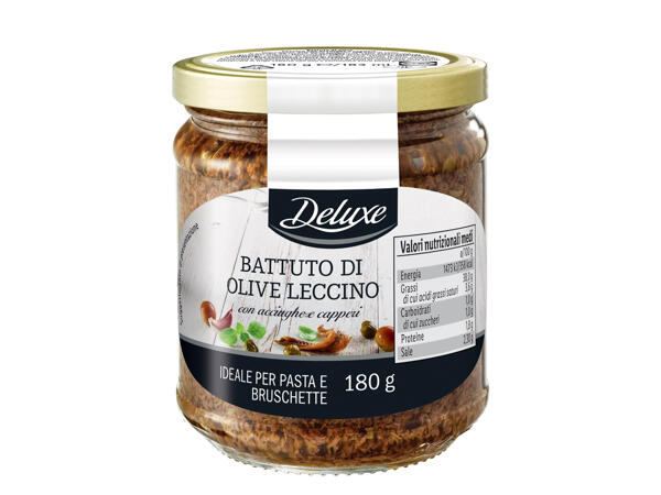 Leccino Olive Paste with Anchovies and Capers