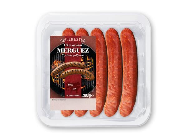 Oksemerguez eller grillfakler